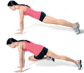 set of exercises for slimming belly