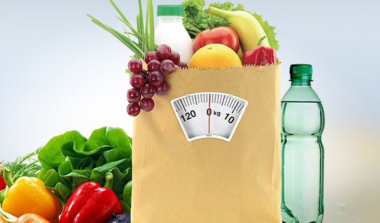 water and slimming products per week for 7 kg